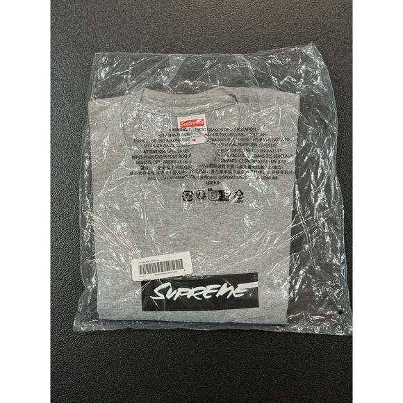 Supreme Futura Box Logo Grey T-Shirt*NEW in BAG*Size M - Picture 4 of 4